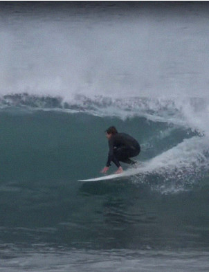 Mark Phipps One Bad Egg surfboard 6ft 8 FCS II - White