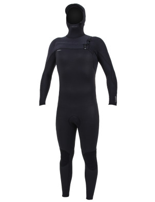 O'Neill HyperFreak 5.5/4mm Hooded wetsuit - Black/Black