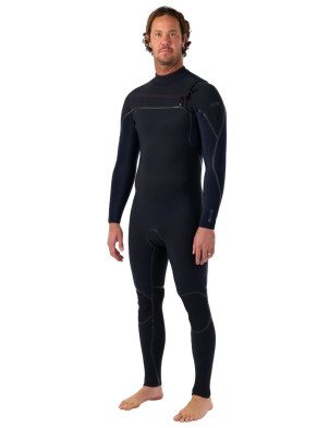 O'Neill HyperFreak Fire Back Zip 3/2+mm wetsuit - Black/Black