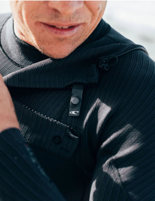 O'Neill HyperFreak Chest Zip 5/4+mm wetsuit - Black/Temper