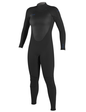 O'Neill Ladies Epic Back Zip 5/4mm wetsuit - Black/Black/Black