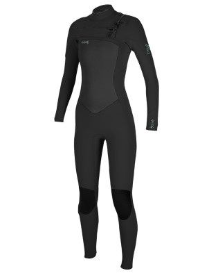 O'Neill Ladies Epic Chest Zip 5/4mm wetsuit - Black/Black