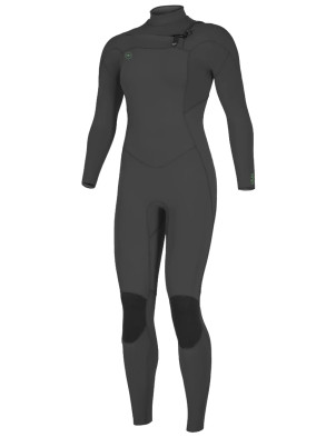 O'Neill Ladies Ninja Chest Zip 5/4mm Wetsuit - Black/Black