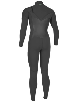 O'Neill Ladies Ninja Chest Zip 5/4mm Wetsuit - Black/Black