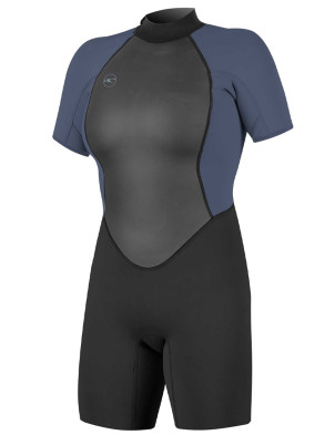O'Neill Ladies Reactor II Shorty 2mm wetsuit - Black/Mist