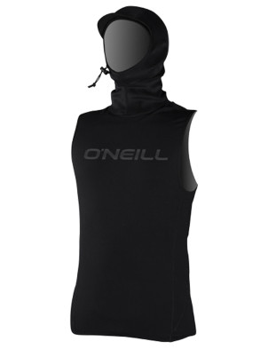 O'Neill Thermo-X Hooded Wetsuit Vest - Black