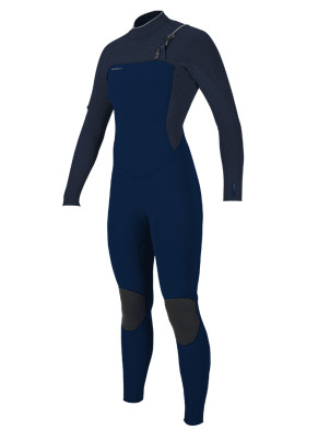 O'Neill Ladies Hyperfreak Chest Zip 3/2+mm wetsuit - Shade/Navy