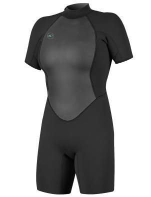 O'Neill Ladies Reactor II Shorty 2mm wetsuit - Black/Black