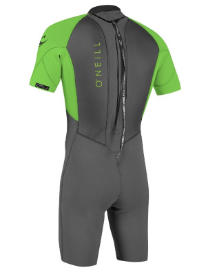 O'Neill Youth Reactor II Shorty 2mm wetsuit - Graphite/Dayglo