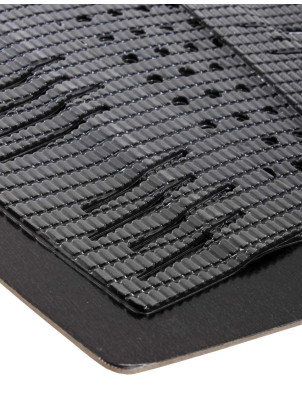 Slater Designs 3-Piece Front Foot Surfboard Traction Pad - Black/Grey