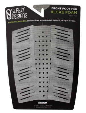 Slater Designs 3-Piece Front Foot Surfboard Traction Pad - Grey/Black