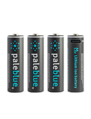 Paleblue Rechargeable AA Battery 4 pack 