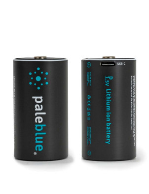 Paleblue Rechargeable D Battery 2 pack 