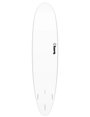 Torq Longboard surfboard 9ft 1 Package - White + Pinline