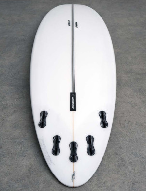 Pukas 69er Evolution surfboard 7ft 2 FCS II - White 