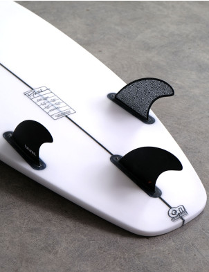 Futures Pukas V2 Honeycomb Tri fins Large - Black/White