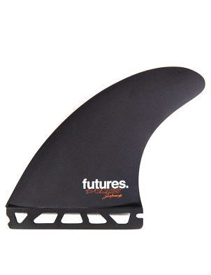 Futures Pukas V2 Honeycomb Tri fins Large - Black/White