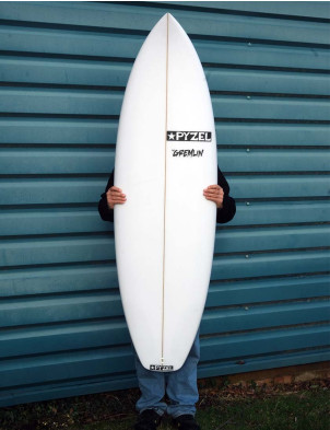 Pyzel Gremlin Surfboard 5ft 10 Futures - White