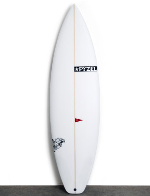 Pyzel Power Tiger surfboard 5ft 11 Futures - White