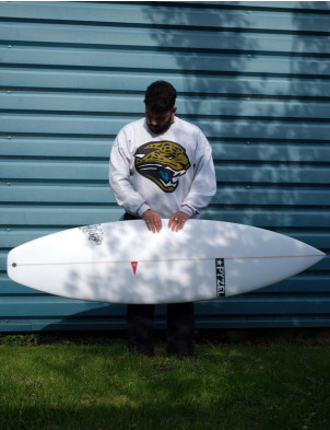 Pyzel Power Tiger surfboard 5ft 9 FCS II - White