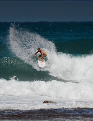 Pyzel Score Lord surfboard 6ft 4 Futures - White