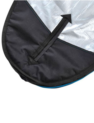 Roam Daylight Longboard Surfboard Bag 5mm 8ft 6 - Silver