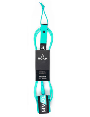 Roam Premium surfboard leash 6ft - Seagreen