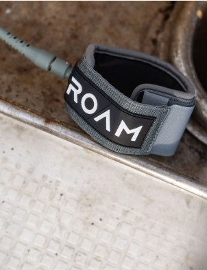 Roam Premium surfboard leash 8ft - Grey