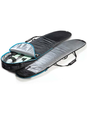 Roam Tech Travel Mini Mal/Funshape Surfboard Bag 10mm 9ft 2 - Black/Silver