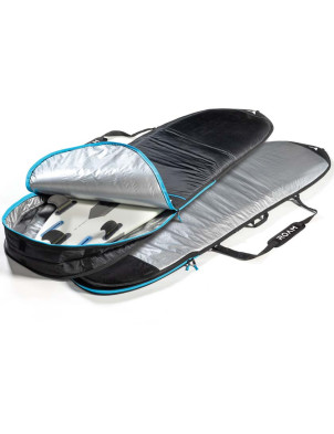 Roam Tech Travel Mini Mal/Funshape Surfboard Bag 10mm 7ft 6 - Black/Silver