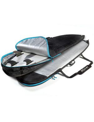 Roam Tech Travel Shortboard Surfboard Bag 10mm 6ft 8 - Black/Silver