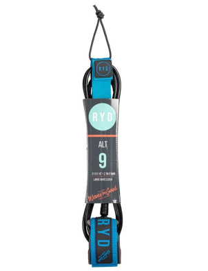 RYD Alt Ankle Surfboard Leash 9ft - Blue/Grey