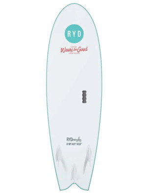 RYD Everyday Soft Surfboard 5ft 10 - Aqua
