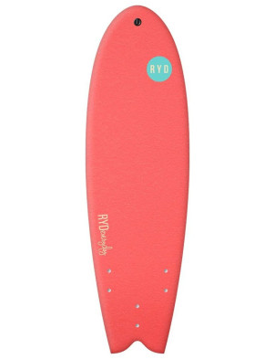 RYD Everyday Soft Surfboard 5ft 10 - Coral