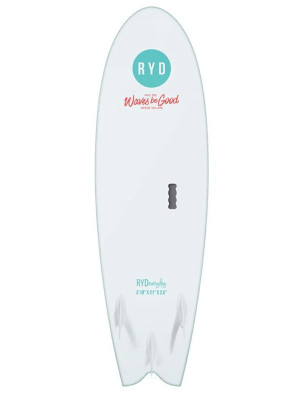 RYD Everyday Soft Surfboard 5ft 10 - White