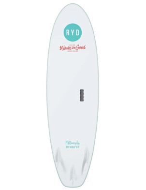 RYD Everyday Soft Surfboard 6ft 6 Package - White