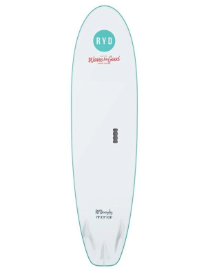 RYD Everyday Soft Surfboard 7ft 0 Package - Aqua