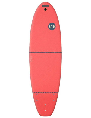 RYD Fresh Soft Surfboard 6ft 6 - Coral 