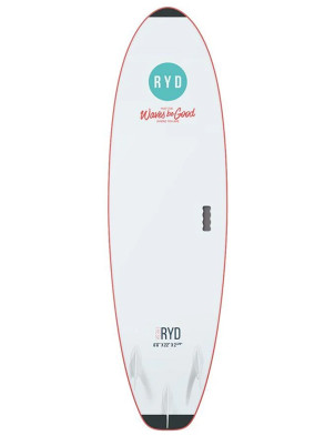 RYD Fresh Soft Surfboard 6ft 6 - Coral 