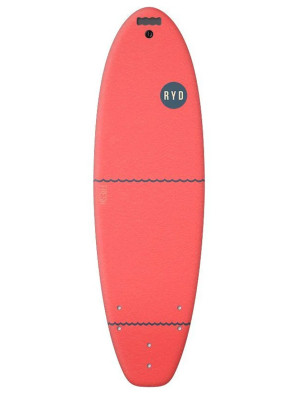 RYD Fresh Soft Surfboard 6ft 0 - Coral