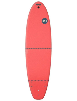 RYD Fresh Soft Surfboard 7ft 0 - Coral
