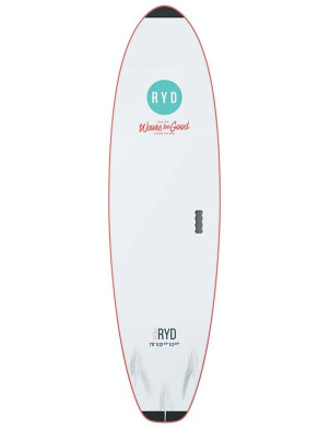 RYD Fresh Soft Surfboard 7ft 0 - Coral