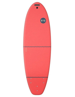 RYD Fresh Wide Soft Surfboard 7ft 0 - Coral