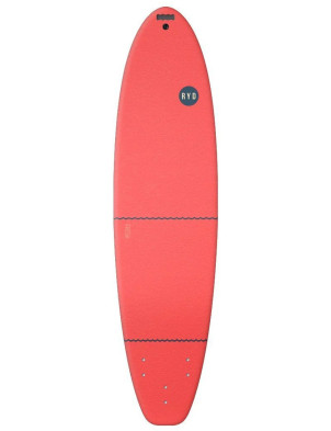 RYD Fresh Wide Soft Surfboard 9ft 0 - Coral