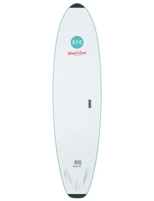 RYD Fresh Wide Soft Surfboard 8ft 0 - Aqua
