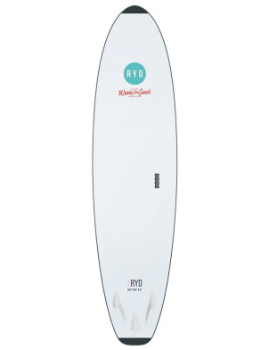 RYD Fresh Wide Soft Surfboard 9ft 0 - Deep Blue 
