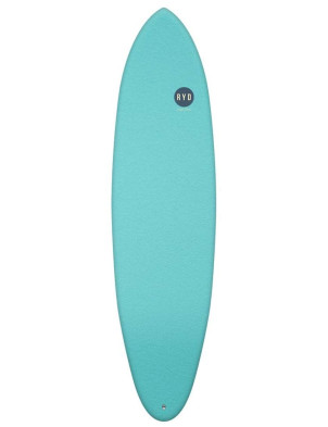 RYD Hank Dude Soft Surfboard 6ft 10 FCS 2 + 1 - Aqua