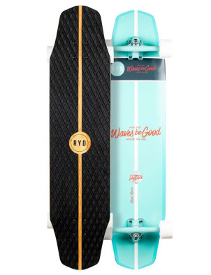 RYD Layback Road Movie Surf Skate/Cruiser 39 Inch - Aqua