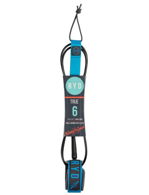 RYD True Surfboard Leash 6ft - Navy/Grey