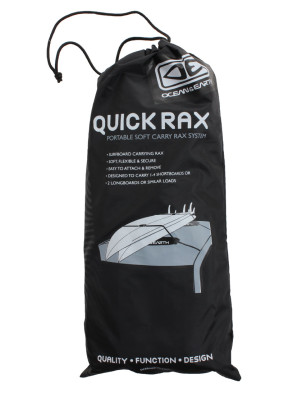 Ocean & Earth Quick Rax soft rack for cars without roof gutters - Black
